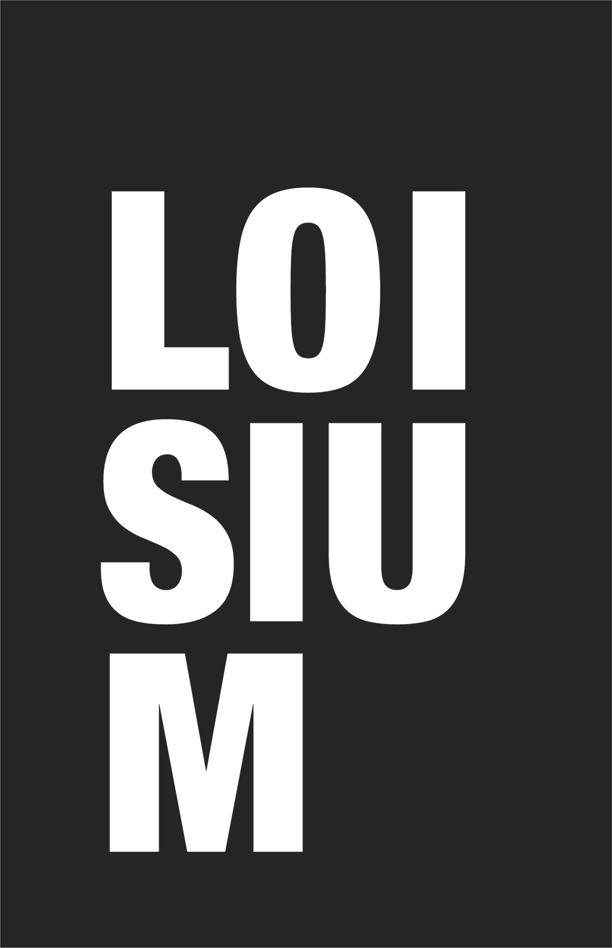 LOISIUM Logo allgemein schwarz 85