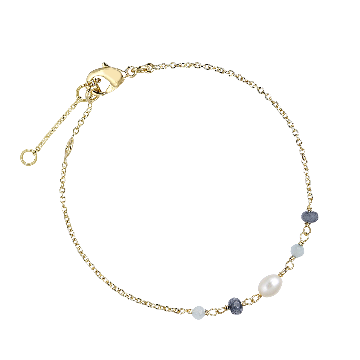 Cajoy Armkette Perle mit Milky Aqualoloth Jade EUR 39,99_1 13111607