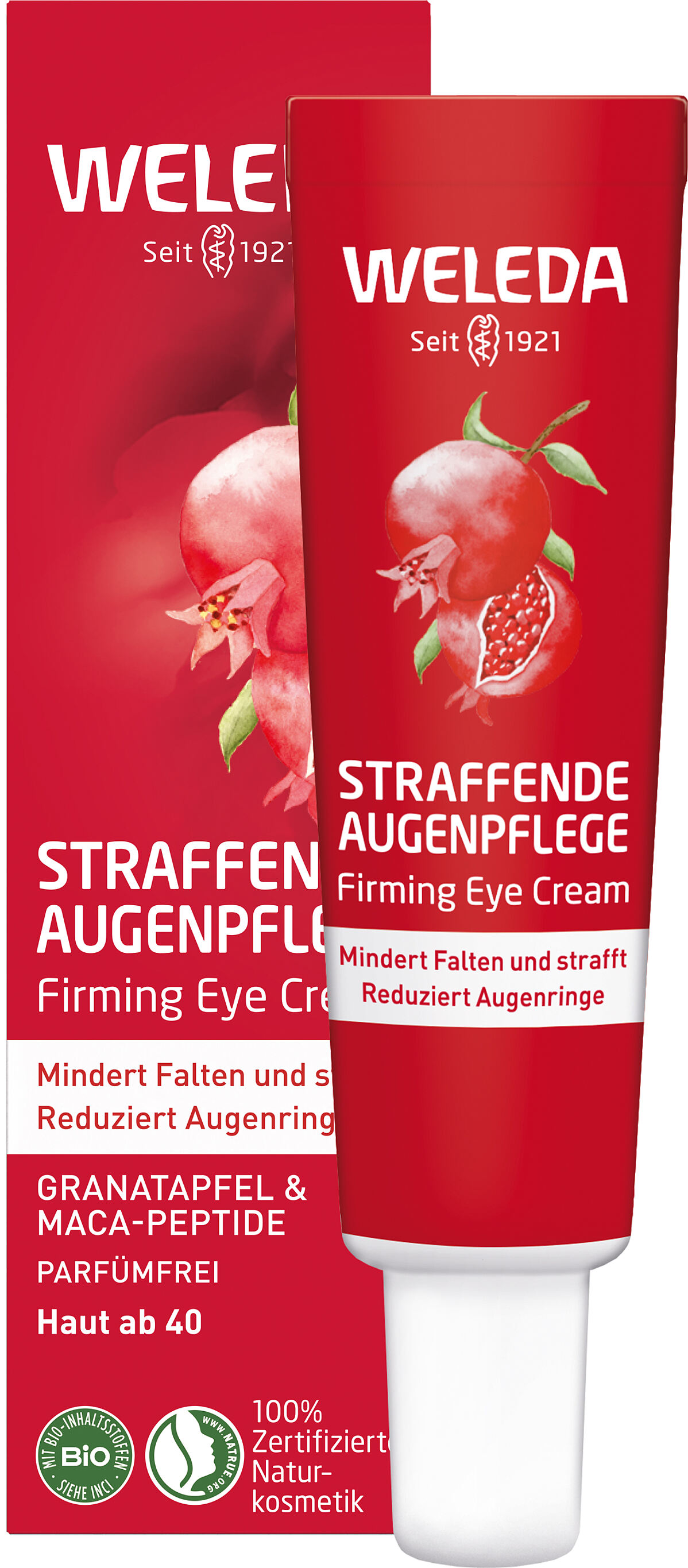 WELEDA_Straffende Augenpflege Granatapfel & Maca-Peptide_40ml_UVP € 17,95
