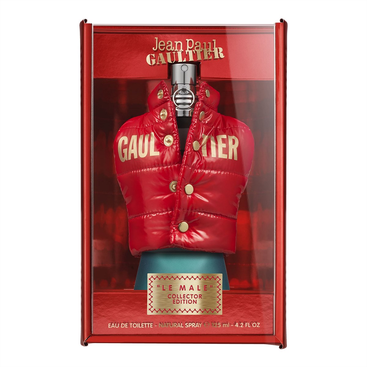 Jean Paul Gaultier_Le Male EdT_X-Mas Collector_125ml_UVP € 100,00_Freisteller mit Umverpackung