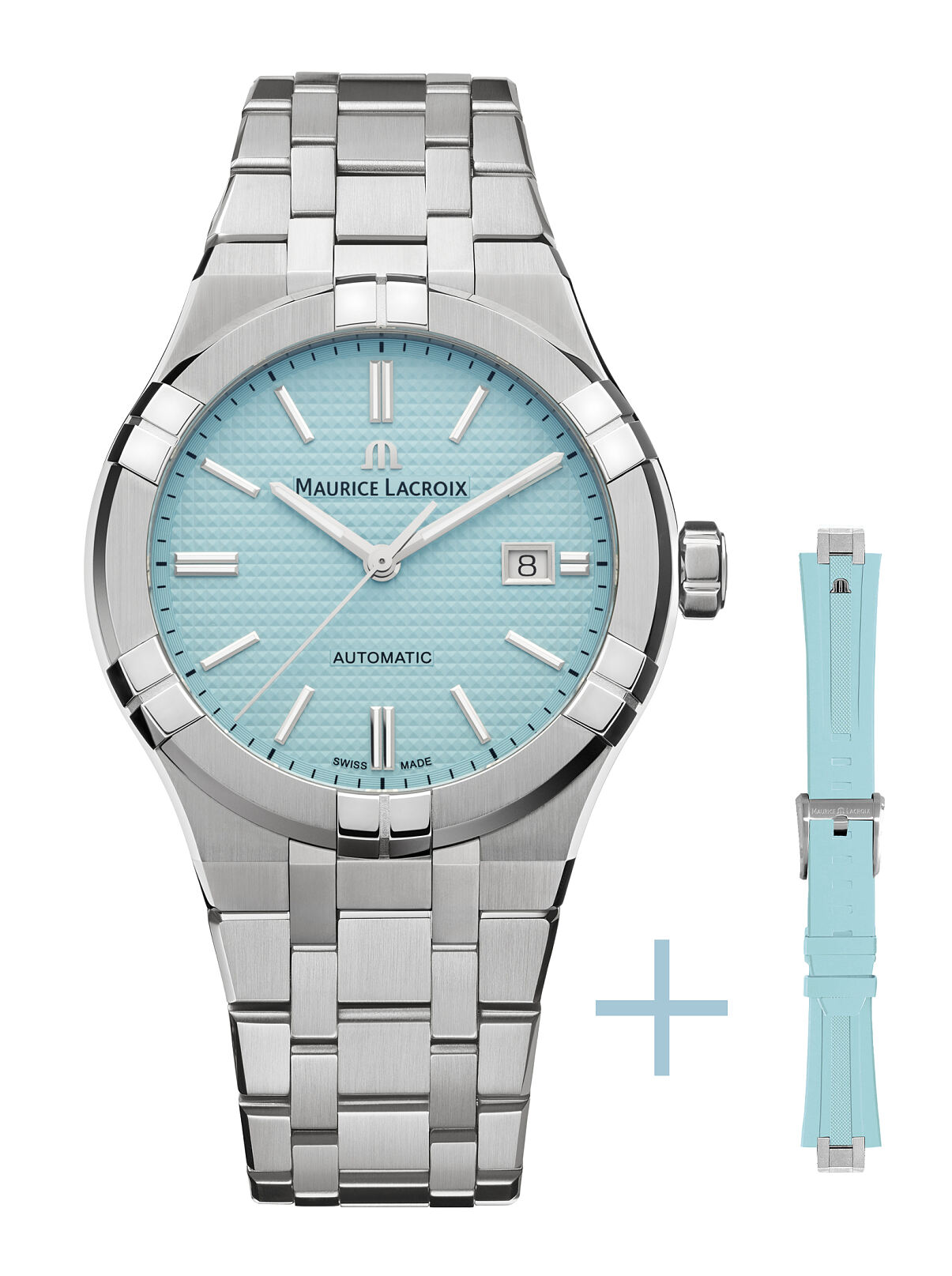 Maurice Lacroix AIKON TURQUOISE 42mm with Extra Strap 2.550,-
