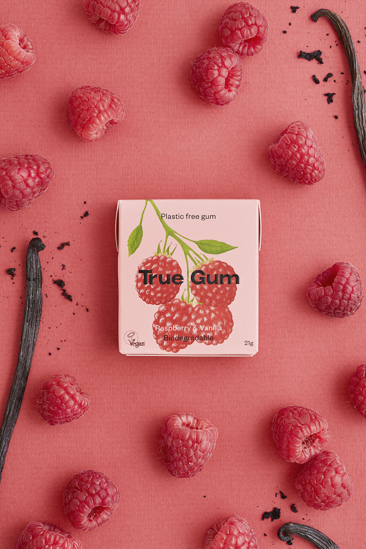 True Gum Raspberry Packs