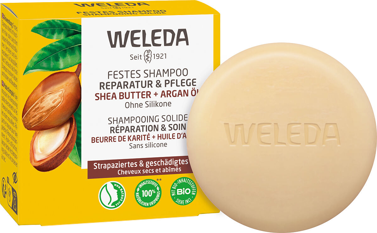 WELEDA_Festes Shampoo_Reperatur & Pflege_50 g_UVP € 5,95