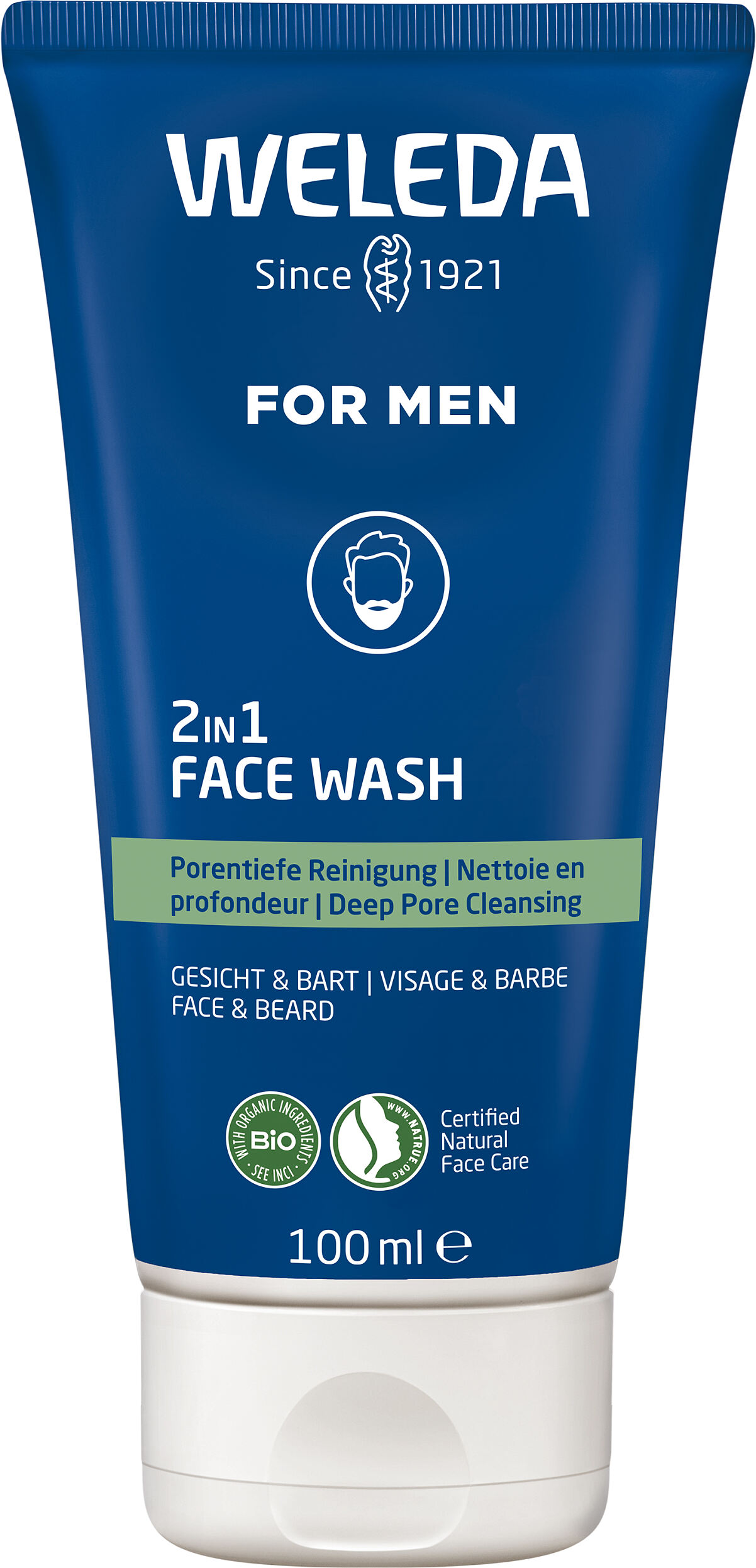 WELEDA_FOR MEN_2in1 Face Wash_100 ml_UVP € 7,95