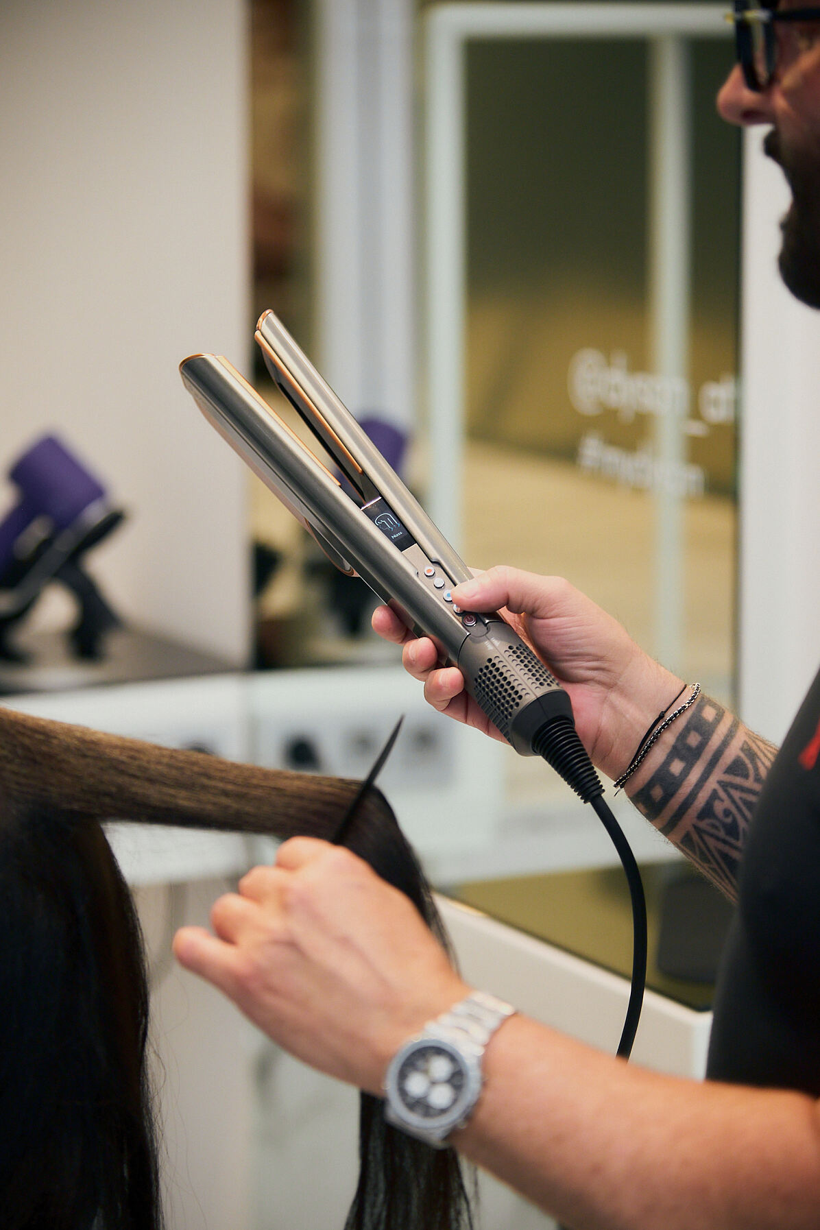 glatter Pferdeschwanz  _  Dyson Summer Styles mit Starfriseur Dieter Ferschinger