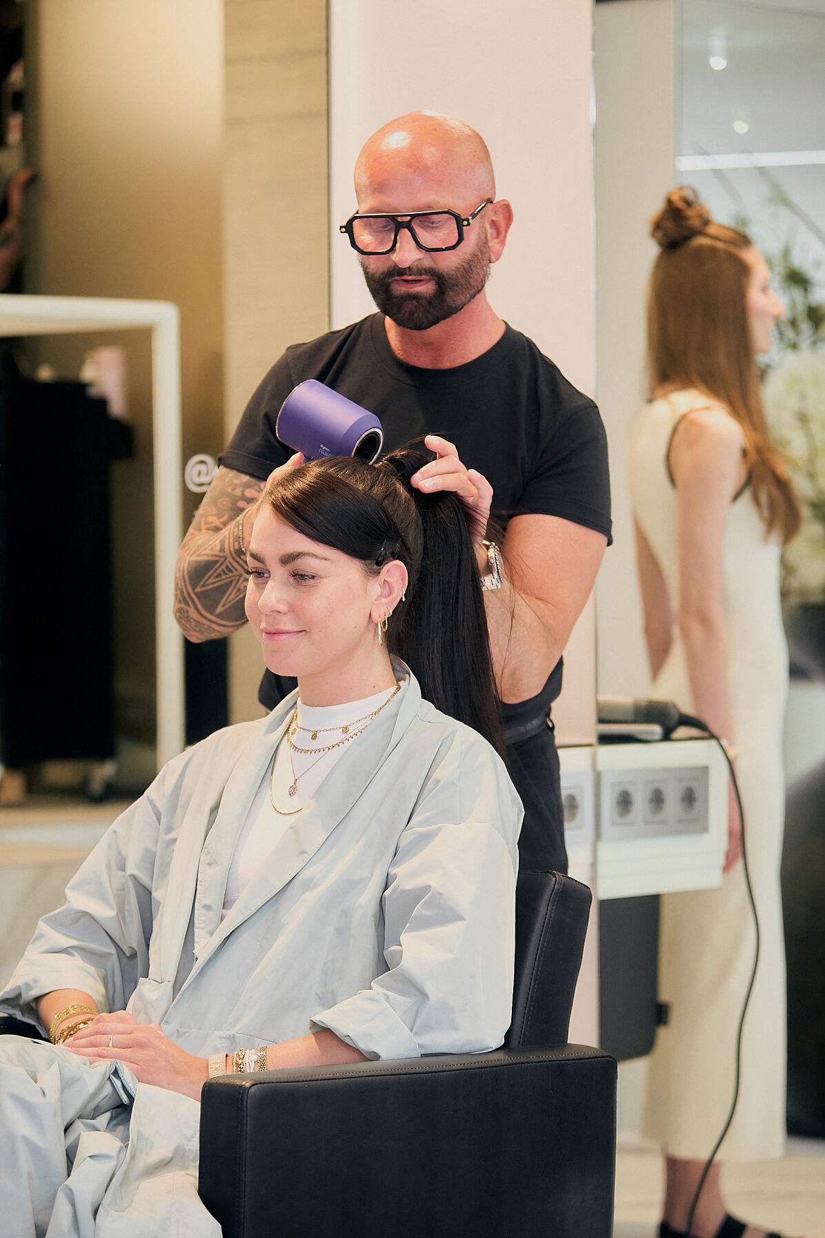 glatter Pferdeschwanz  _  Dyson Summer Styles mit Starfriseur Dieter Ferschinger