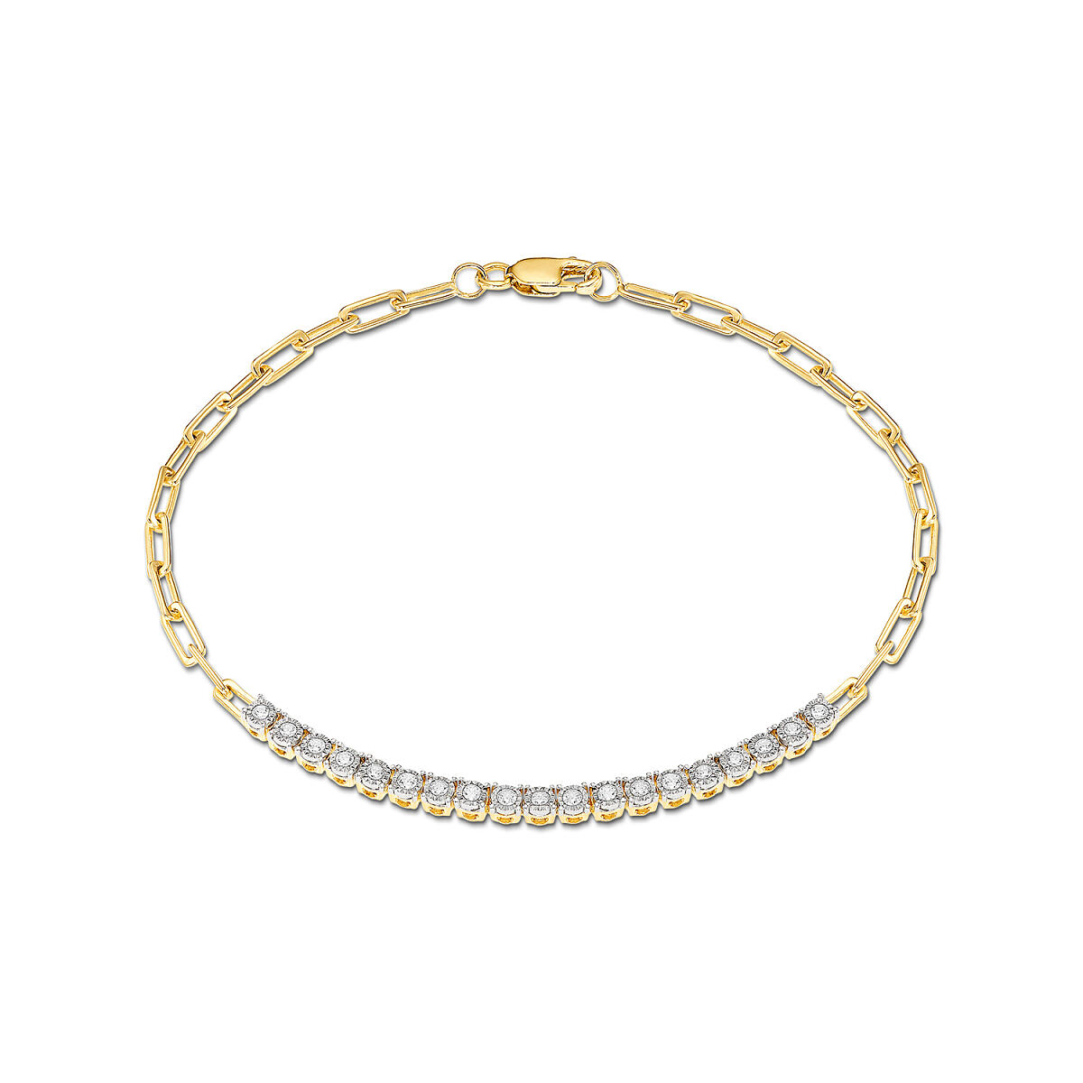 DJ_Tuelab Diamonds_Armkette_Gold _585_Diamanten_im _Brillantschliff_ca0,25ct._1.299Eur