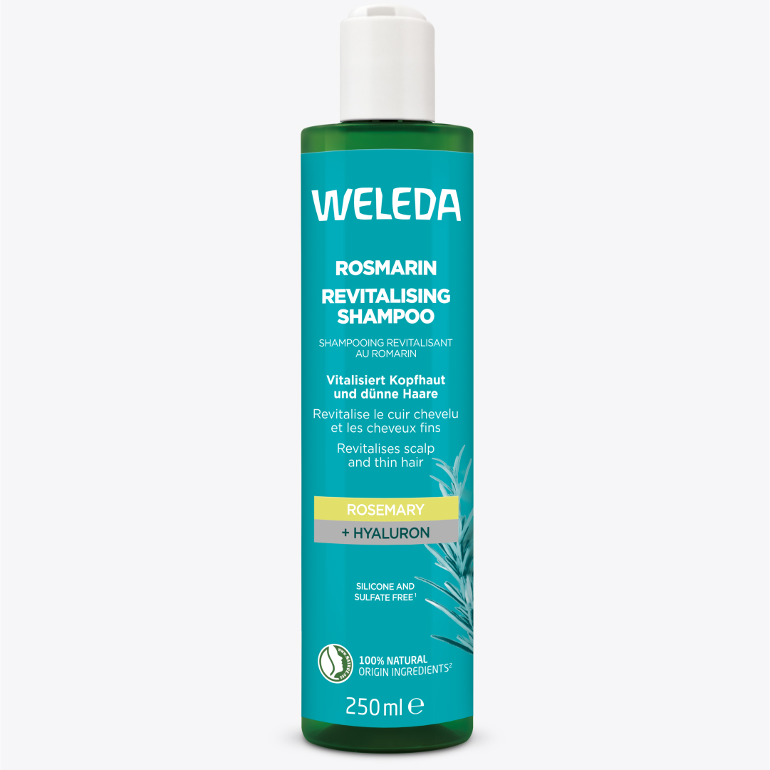 WELEDA_Rosmarin Revitalising Shampoo_250ml_UVP € 6,95